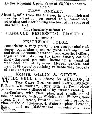 Heathwood Lodge, Dartford Heath - History of Maypole, Dartford Heath Heathwood Lodge, Dartford Heath - History of Maypole, Dartford Heath