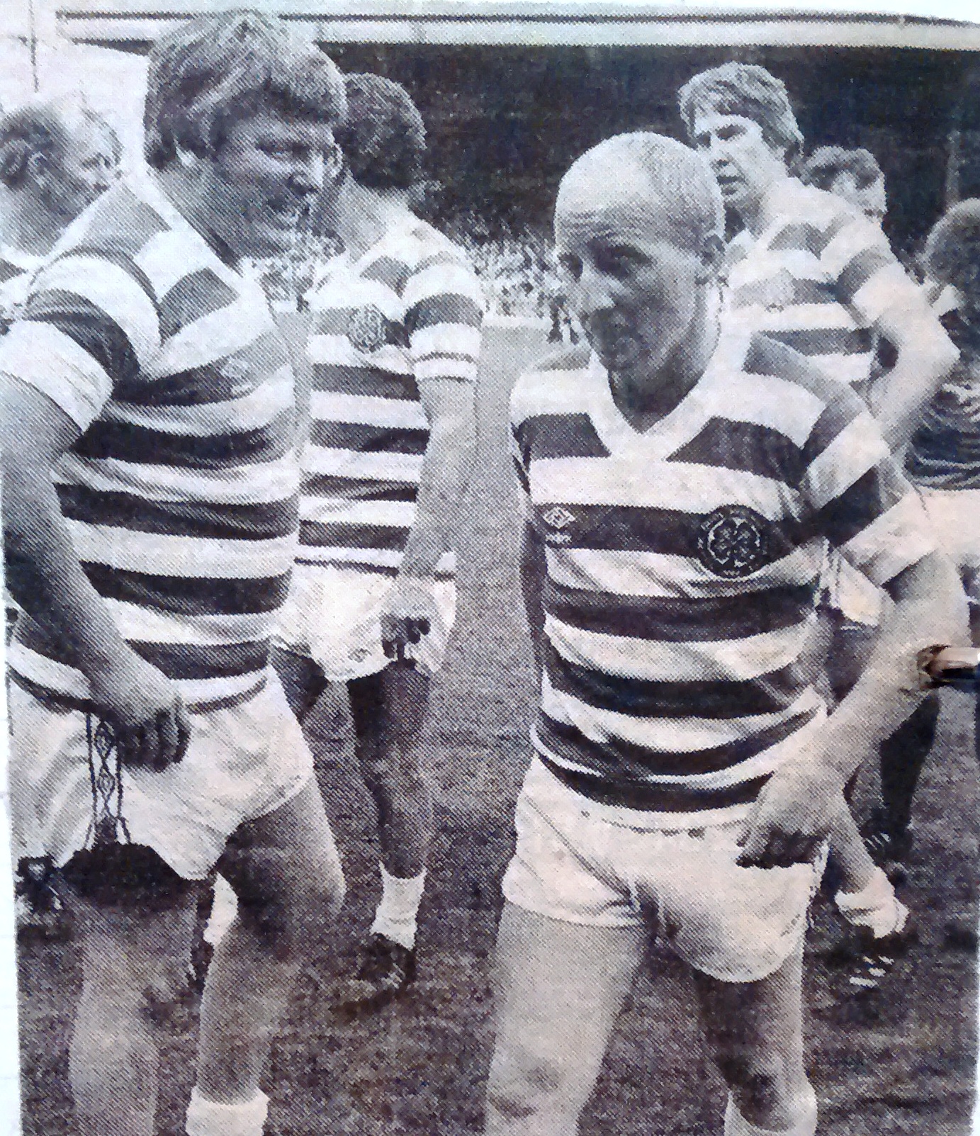 Joe McBride and Jinky play in old crocks game