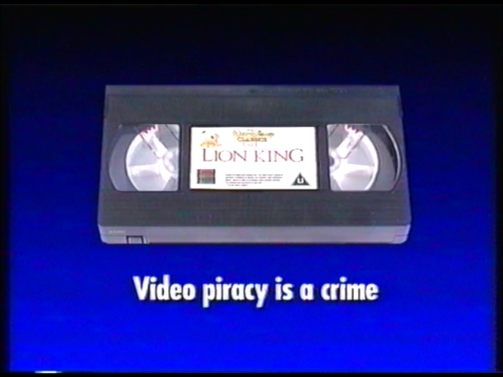 Disney Videos Anti-Piracy Warning (1995-1996) Disney Videos Anti-Piracy Warning (1995-1996)