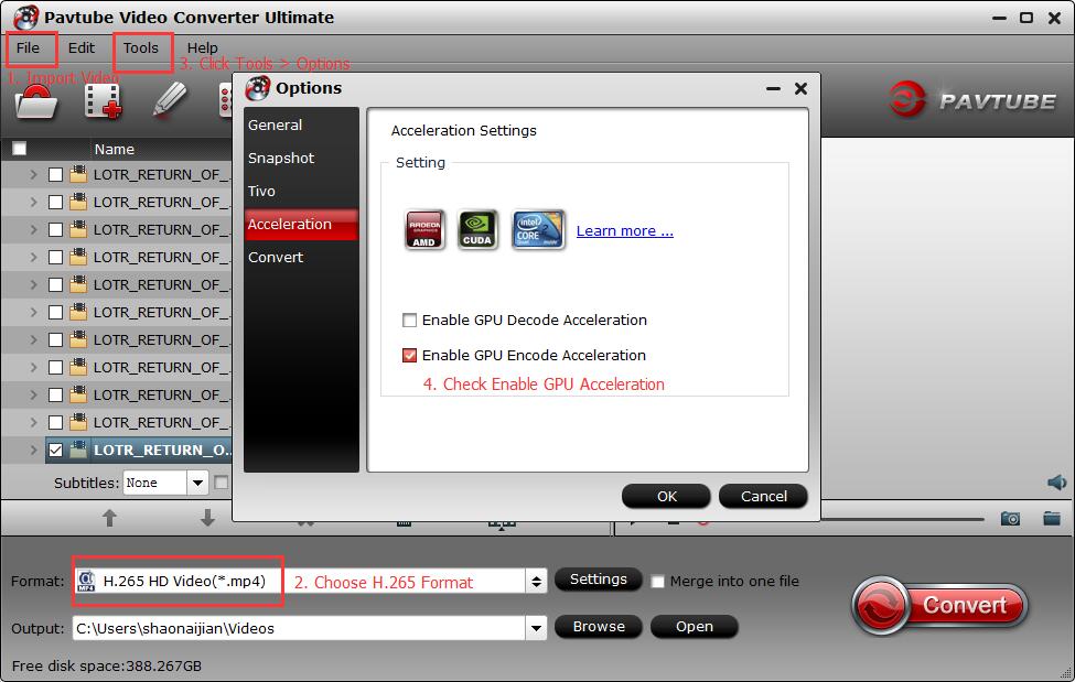 Handbrake H.265 Encoding Test with GPU Acceleration - New Liberty Standard Handbrake H.265 Encoding Test with GPU Acceleration - New Liberty Standard