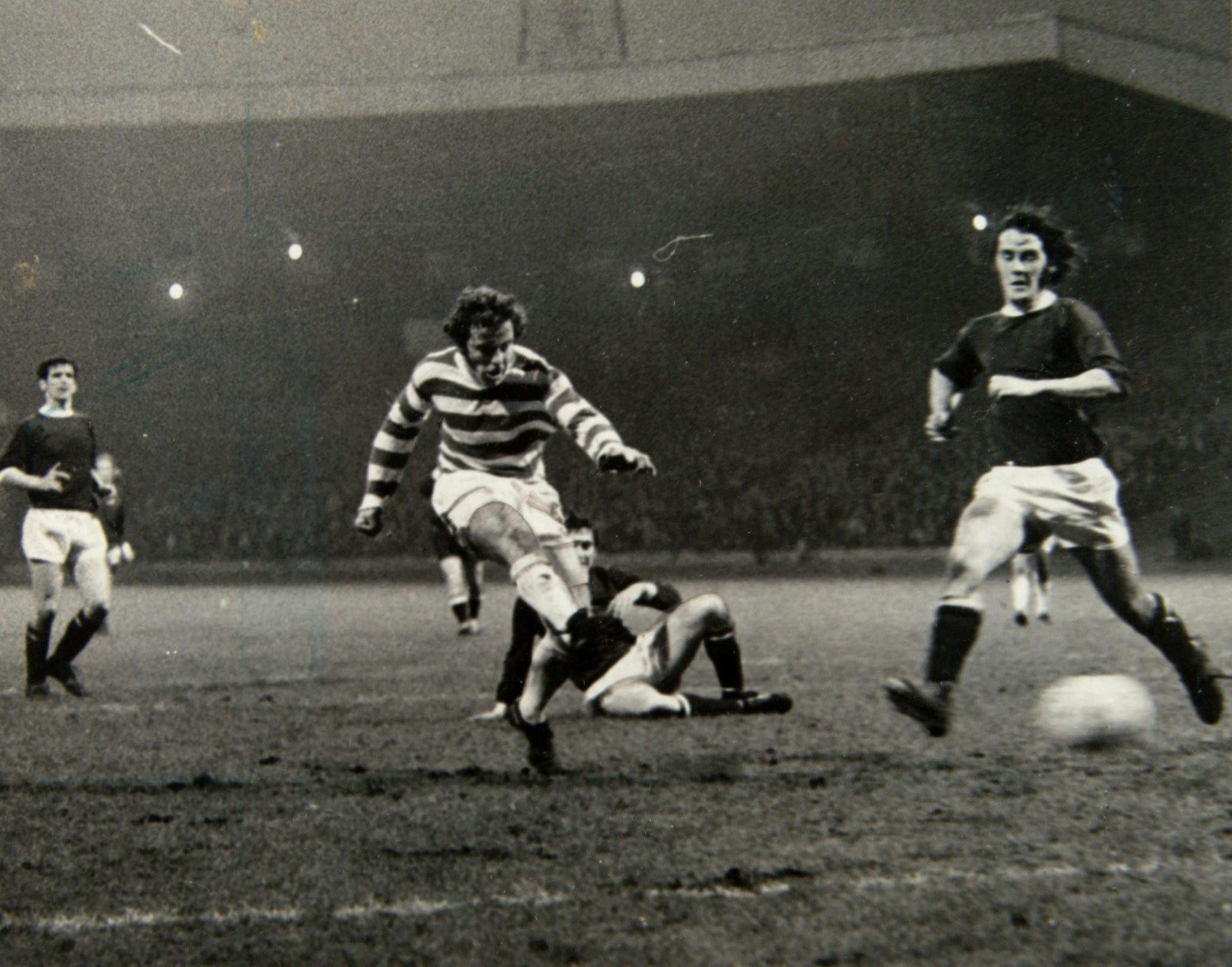 Deans scores against Hearts 1971