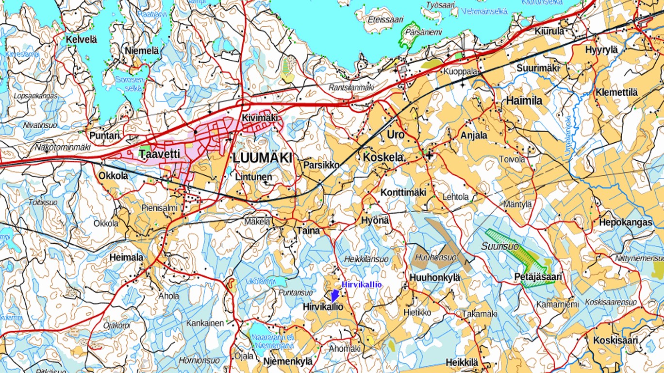 Luumäen Hirvikallio Luumäen Hirvikallio