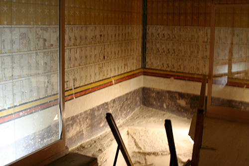 KV34 - Chariot Hall - Amduat, tenth and eleventh hours: list of deities. KV34 - Chariot Hall - Amduat, tenth and eleventh hours: list of deities.