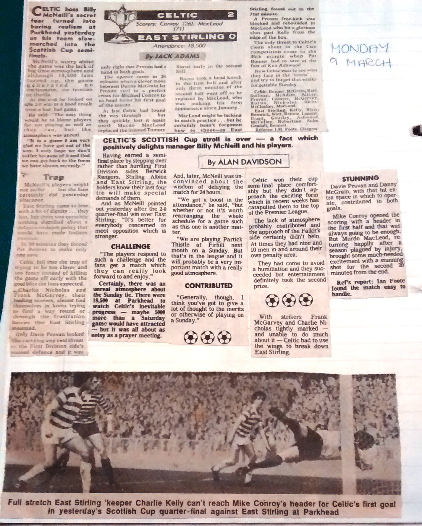 1981 Celtic 2-0 East Stirling