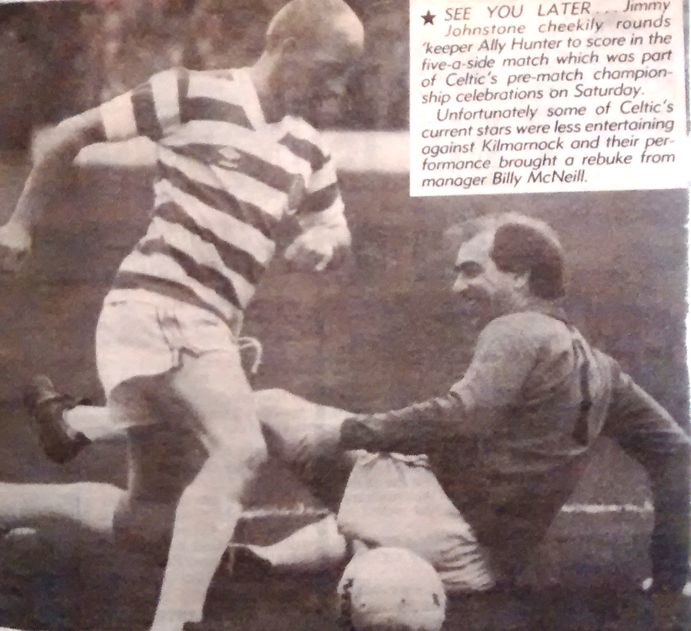 Jinky scores in bounce game 1981