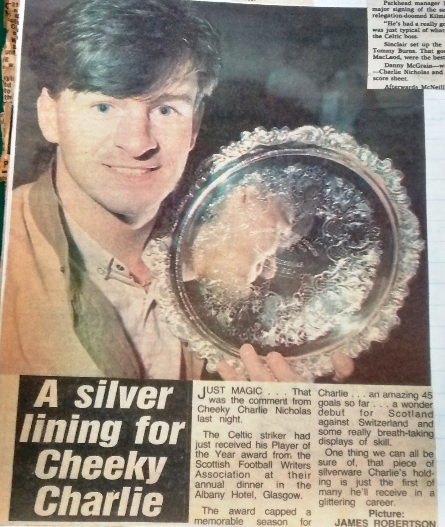 Nicholas is player of the year 1983