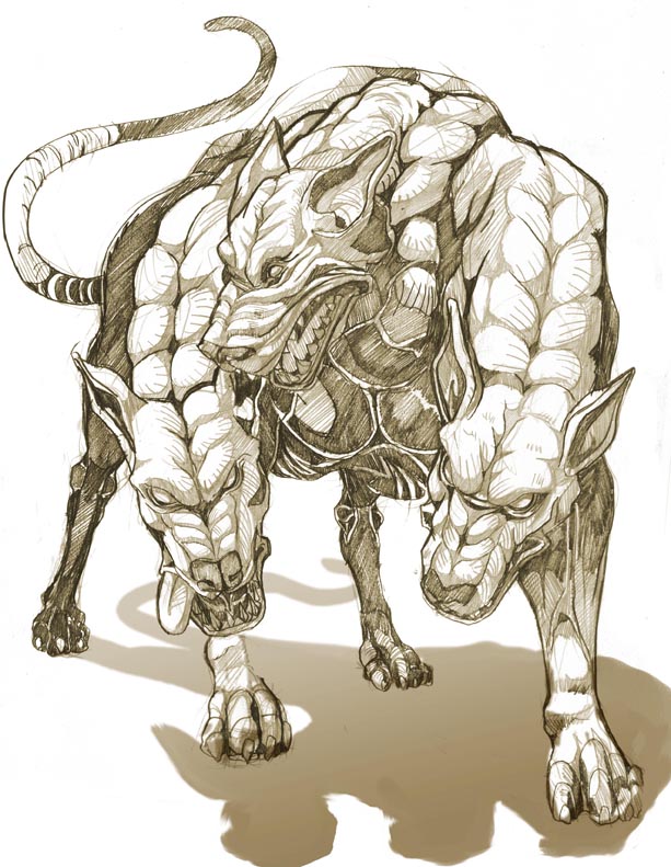 greek mythology creatures cerberus