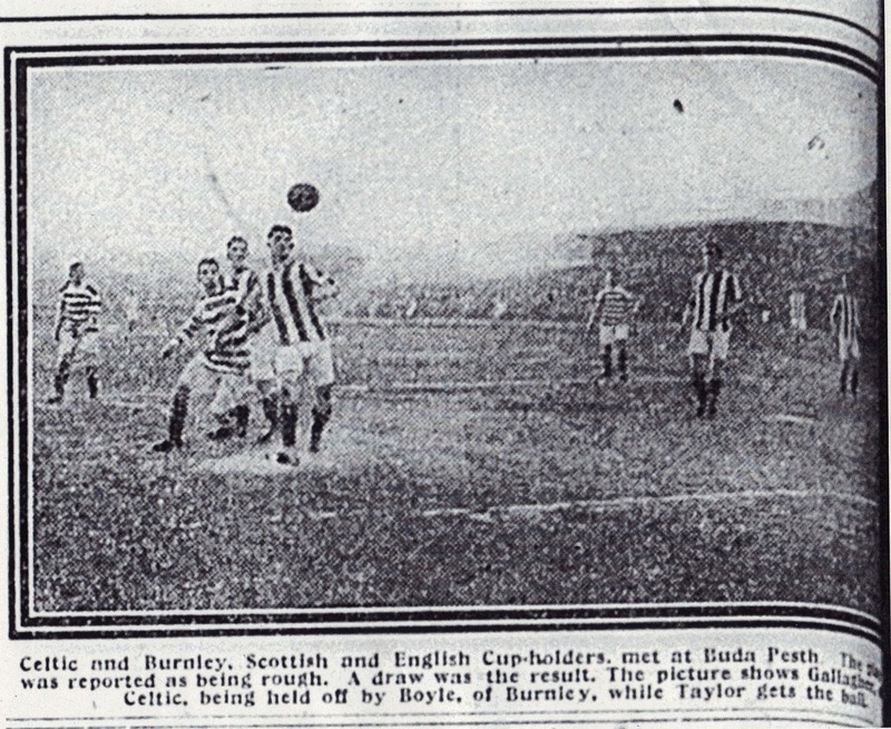 Burnley v Celtic 1914