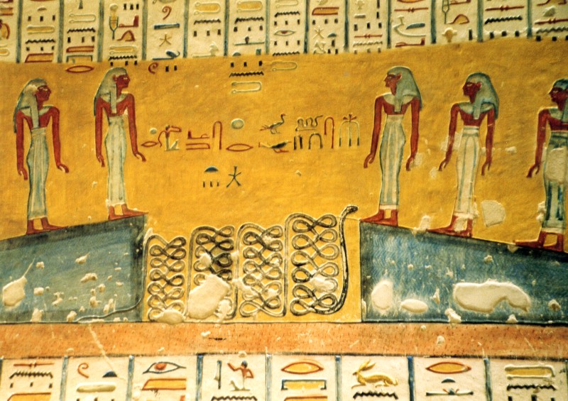 KV2 - Book of Gates - representing the passing of the hours KV2 - Book of Gates - representing the passing of the hours