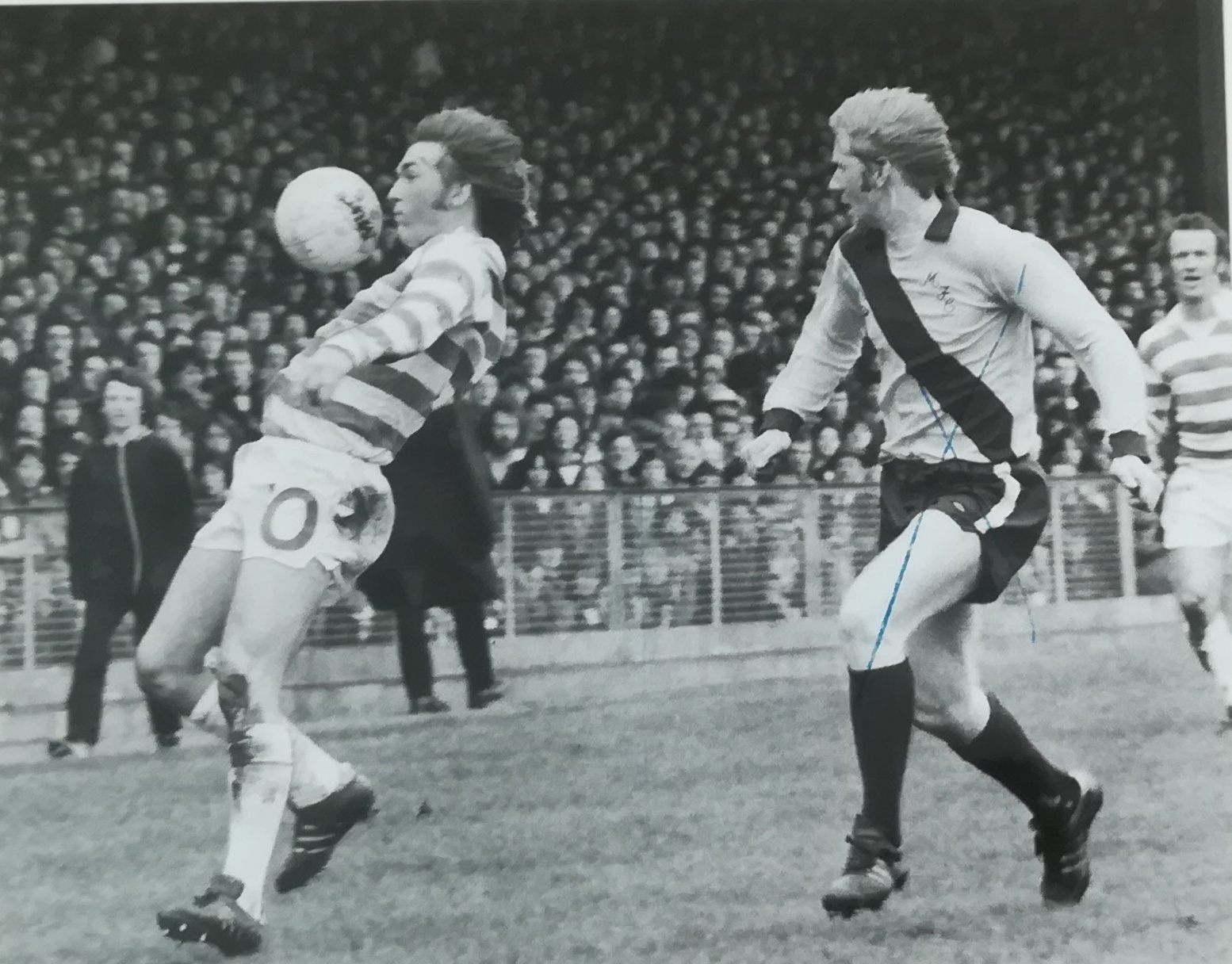 Dalglish takes on Millar 1976