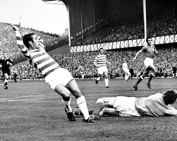 Hood scores at Ibrox 1969