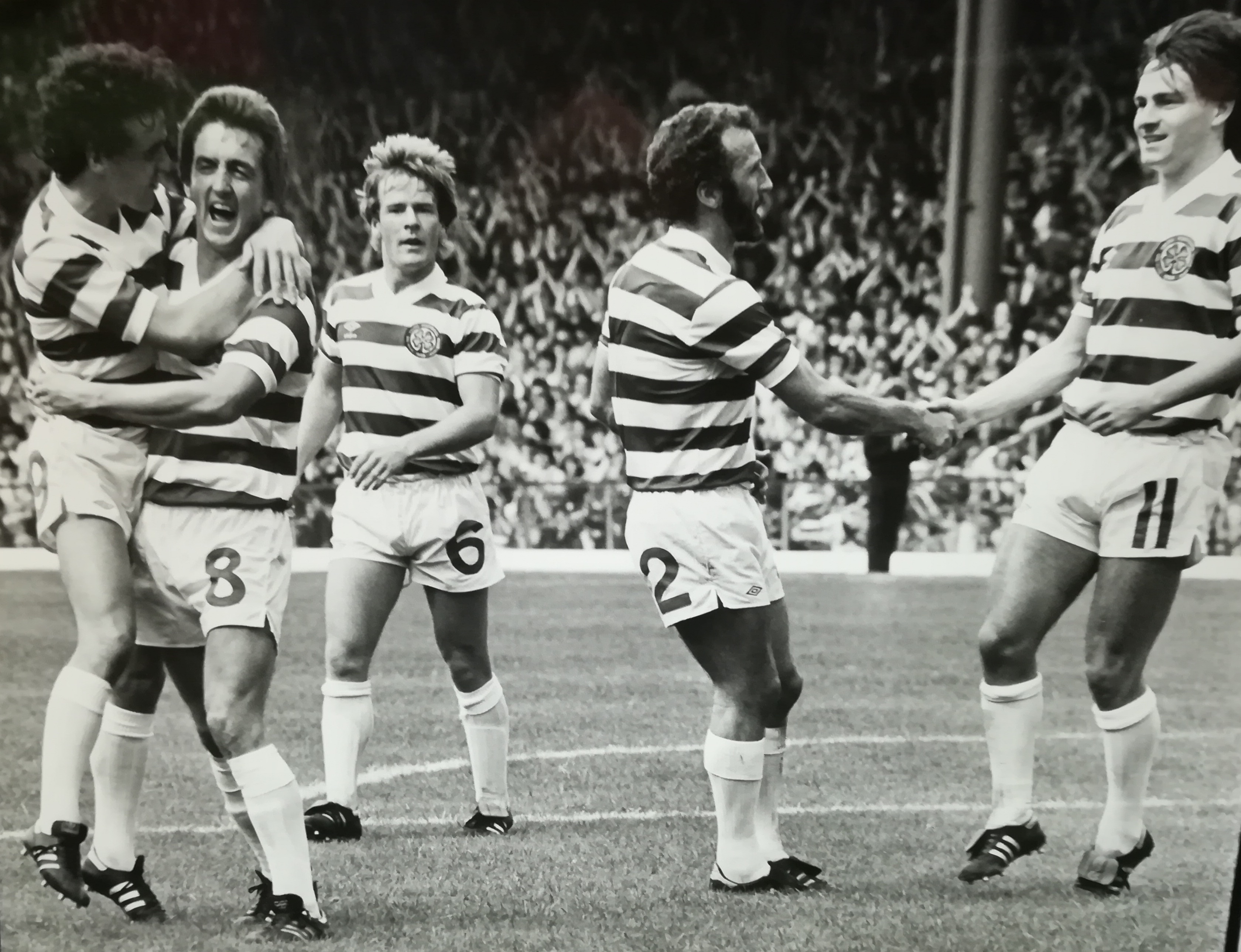 Celtic score v St Mirren 1981