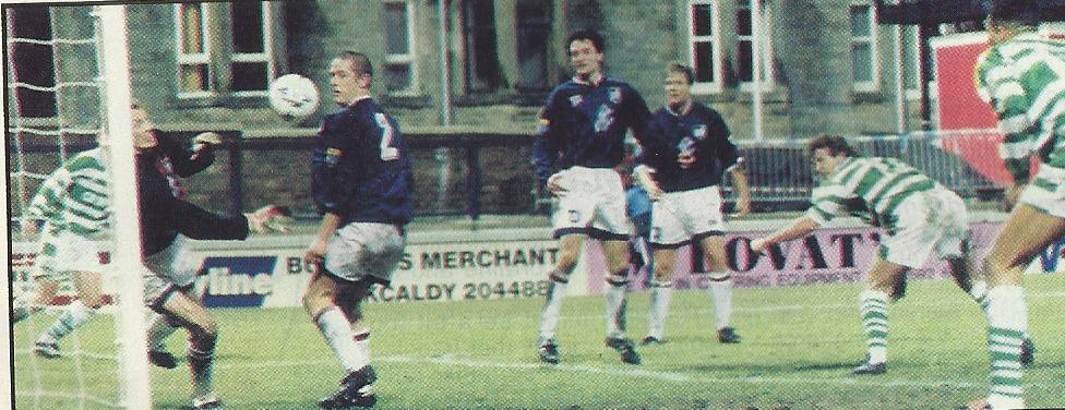 Cadete scores v Raith Rovers 1997