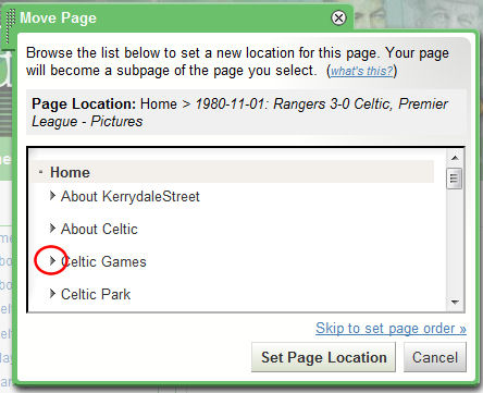 How to create a new page from a link - Kerrydale Street