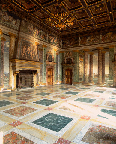 Frescoed Salon of the Villa Farnesina Frescoed Salon of the Villa Farnesina