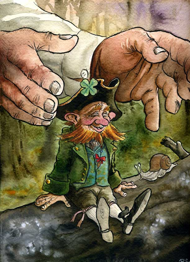 Premium Photo  Traditional irish leprechaun fairy tale character