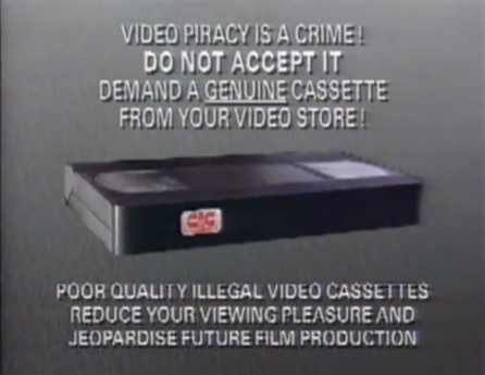 CIC Video Illegal Video Cassettes (1990-1993) CIC Video Illegal Video Cassettes (1990-1993)