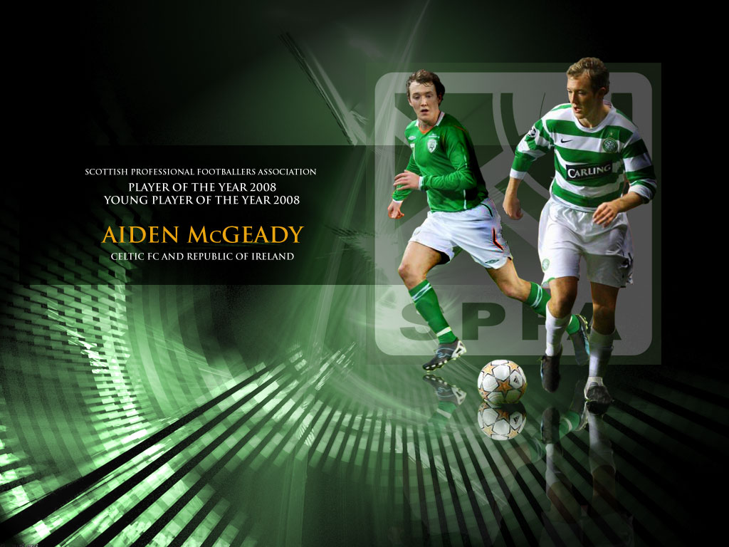 Aiden McGeady - SPFA Player of the Year and Young Player of the Year 2008