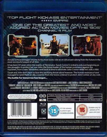 Terminator 2: Judgment Day OUT NOW on Blu Ray and DVD Terminator 2: Judgment Day OUT NOW on Blu Ray and DVD