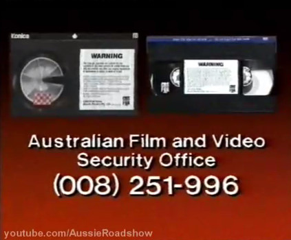 CBS/Fox Video Illegal Video Cassettes (1988) CBS/Fox Video Illegal Video Cassettes (1988)