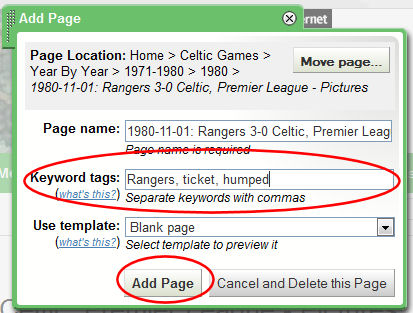 How to create a new page from a link - Kerrydale Street