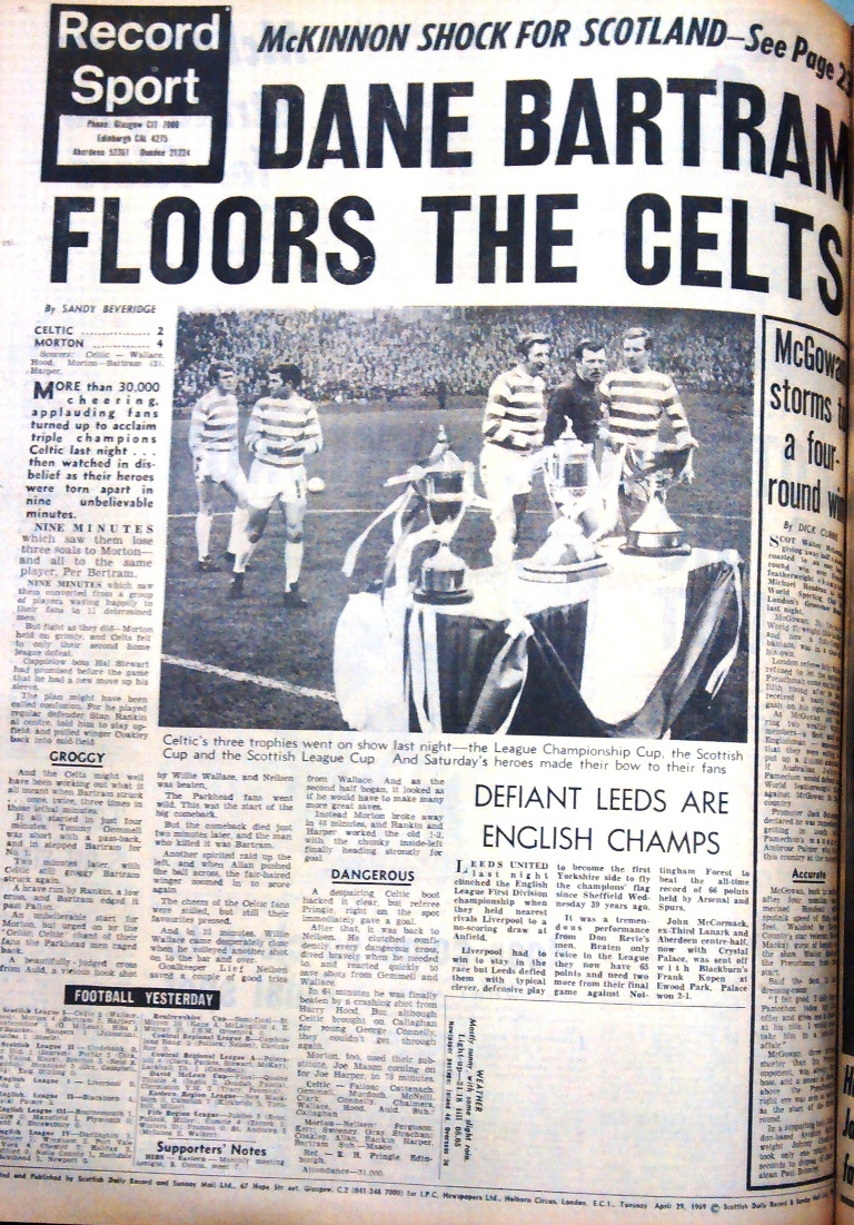 1969 Celtic 2-4 Morton