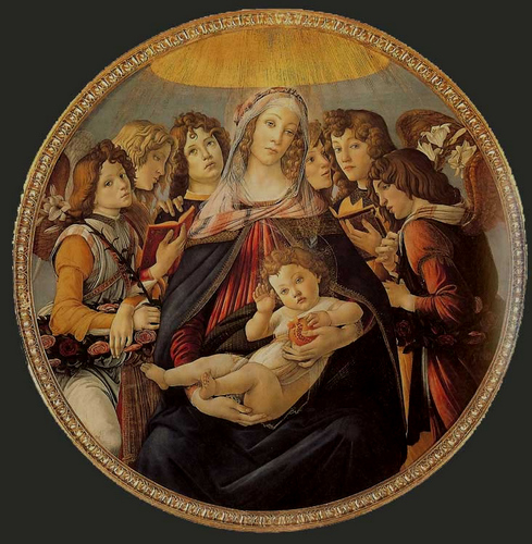 Madonna of the pomegranate by sandro botticelli Madonna of the pomegranate by sandro botticelli