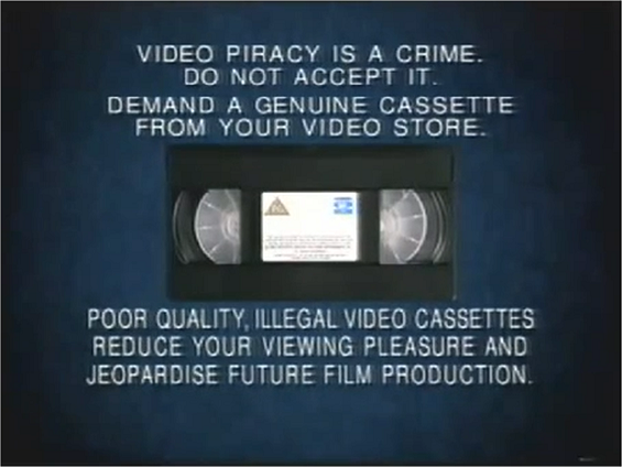 20th Century Fox Home Entertainment Illegal Video Cassettes (2001) 20th Century Fox Home Entertainment Illegal Video Cassettes (2001)