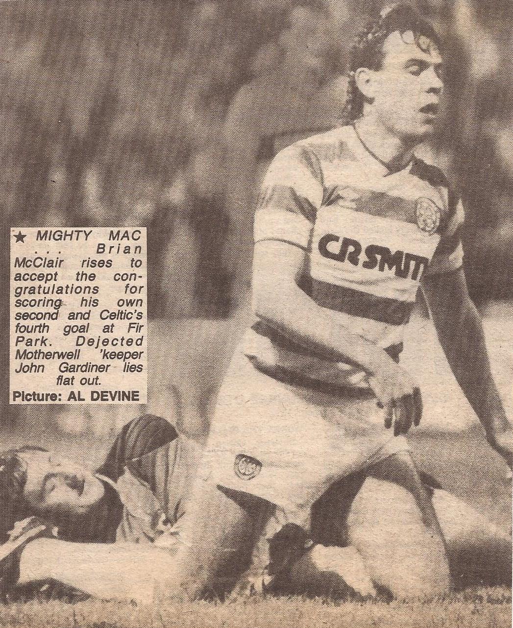 Brian McClair v Motherwell Aug 86