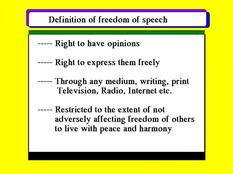 Freedom of Speech Post - Politics Studio Freedom of Speech Post - Politics Studio