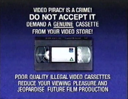 CIC Video Illegal Video Cassettes (Paramount, 1993-1997) CIC Video Illegal Video Cassettes (Paramount, 1993-1997)