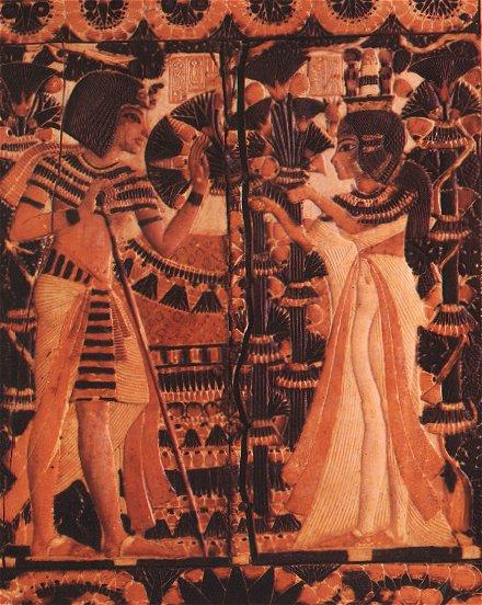 Tutankhamun and Ankhesenamun Tutankhamun and Ankhesenamun