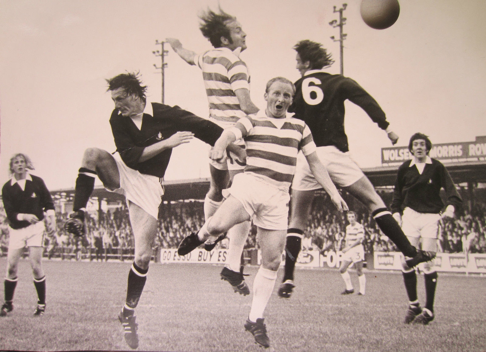 Hood heads for goal Brockville 1973