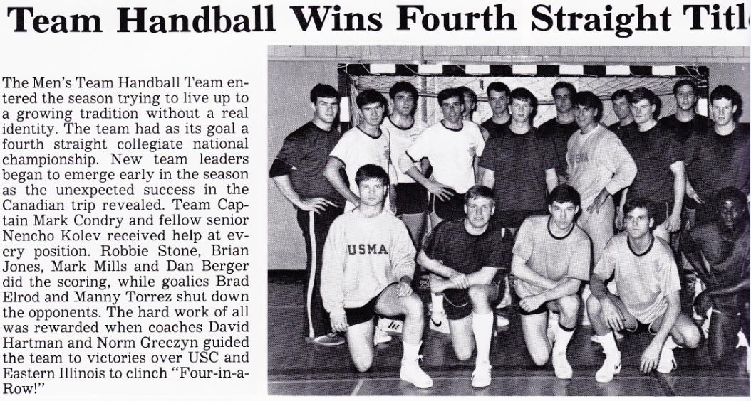 Historical Photos - West Point Men's Team Handball Historical Photos - West Point Men's Team Handball