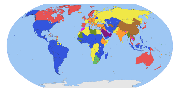 Systems of Government Map Systems of Government Map