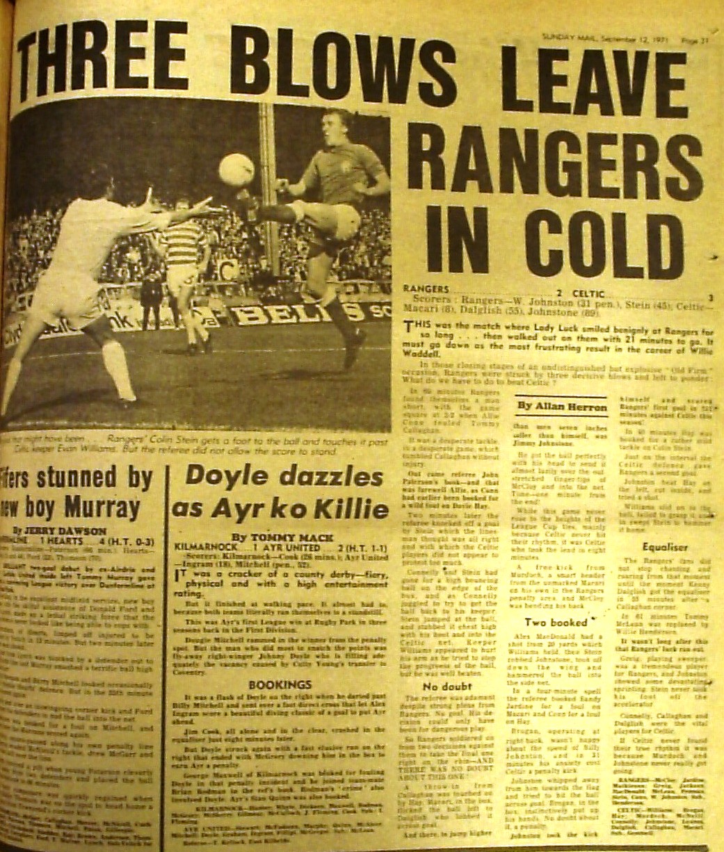 1971 Rangers 2-3 Celtic