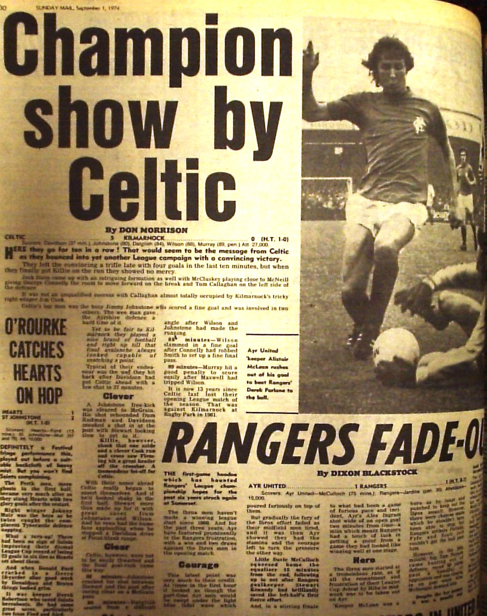 1974 Celtic 5-0 Kilmarnock report