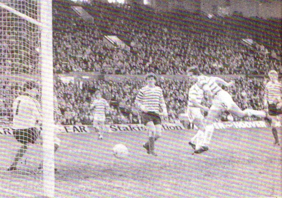 Mike Conroy scores against East Stirling