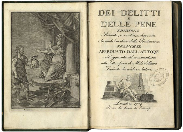 "Dei delitti e delle pene" di Cesare Beccaria "Dei delitti e delle pene" di Cesare Beccaria