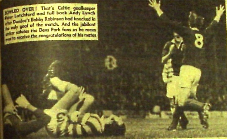 Dundee score late winner at Dens 1975