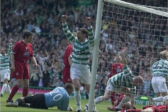 Celtic goal v Aberdeen 2005