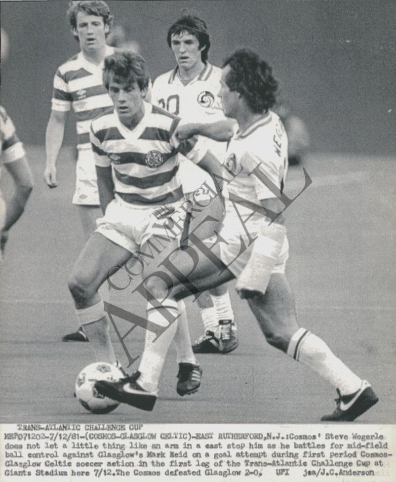 New York Cosmos v Celtiv 1981