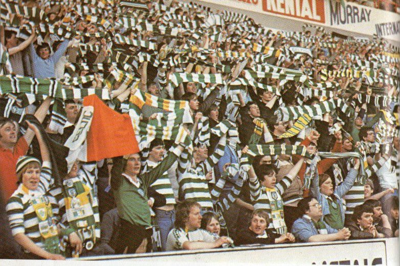 Celtic fans Ibrox 1981