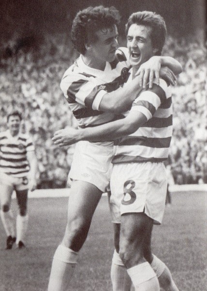 McGarvey hugs Sullivan 1981