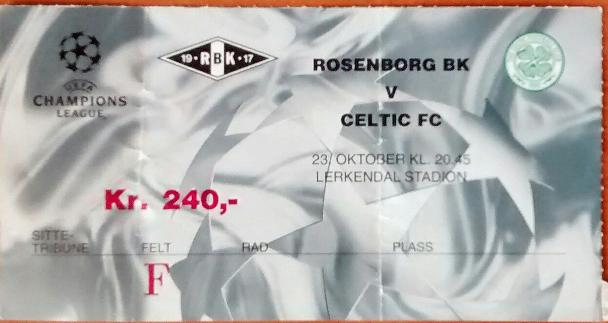 2001 Rosenborg v Celtic