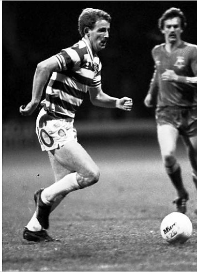 Burns on the attack v Aberdeen 1983