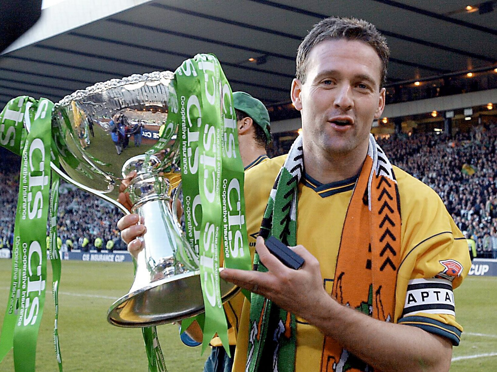 Lambert with 2001 CIS cup