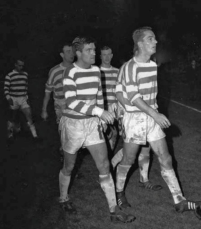 Celtic players in Nantes 1966