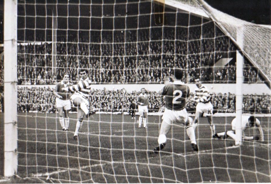 Bertie Auld scores against St Johnstone LCF 1969