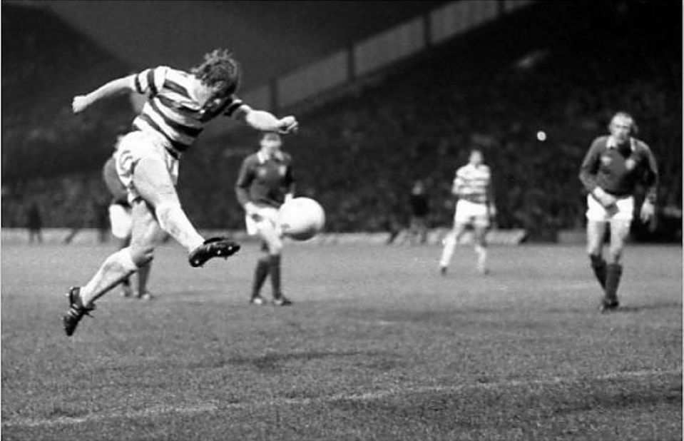 Murdo scores v Rangers 1981